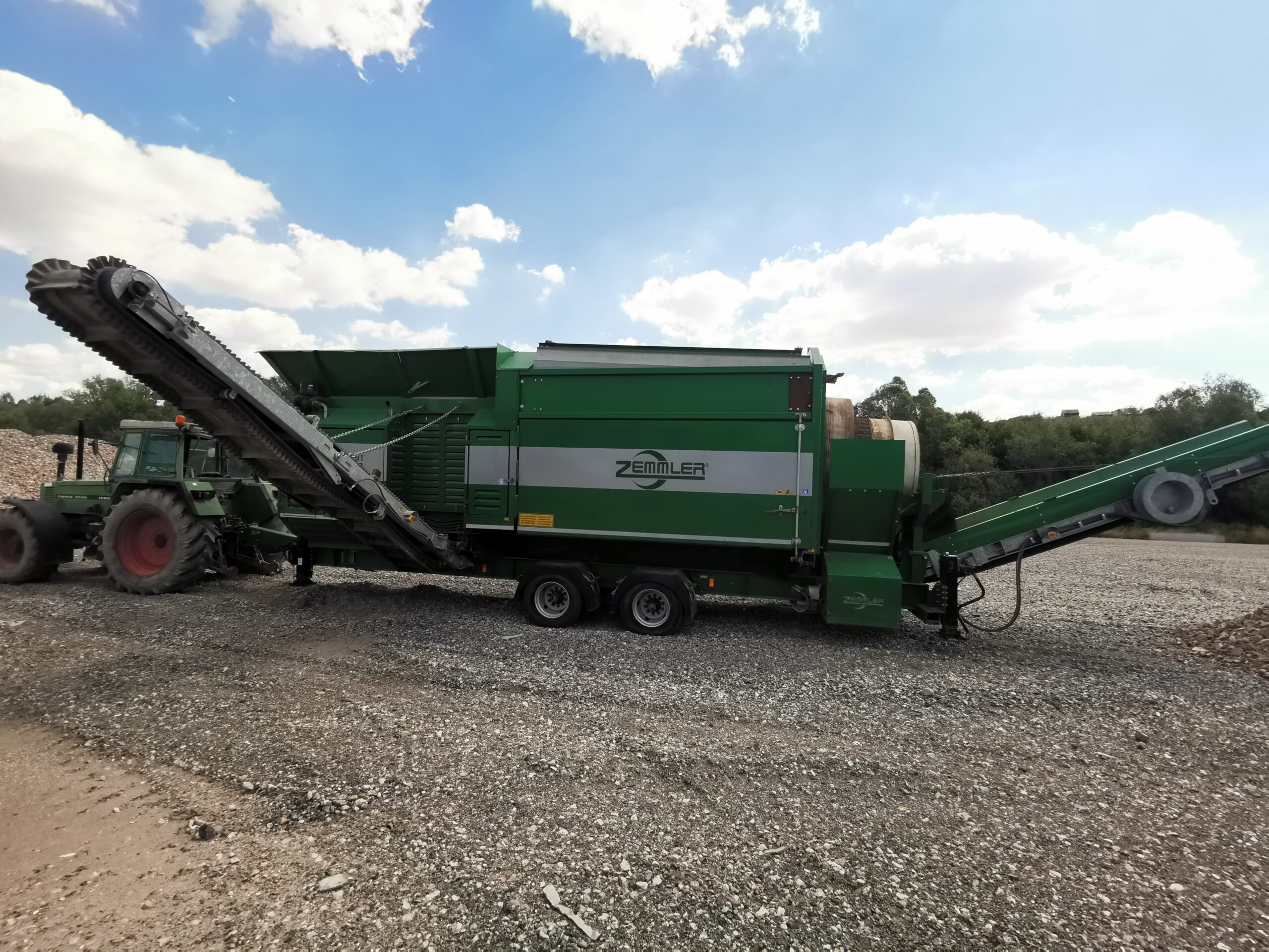 Zemmler MS5200 Drum Screener from 2018 with 742 Hours sold to Iceland