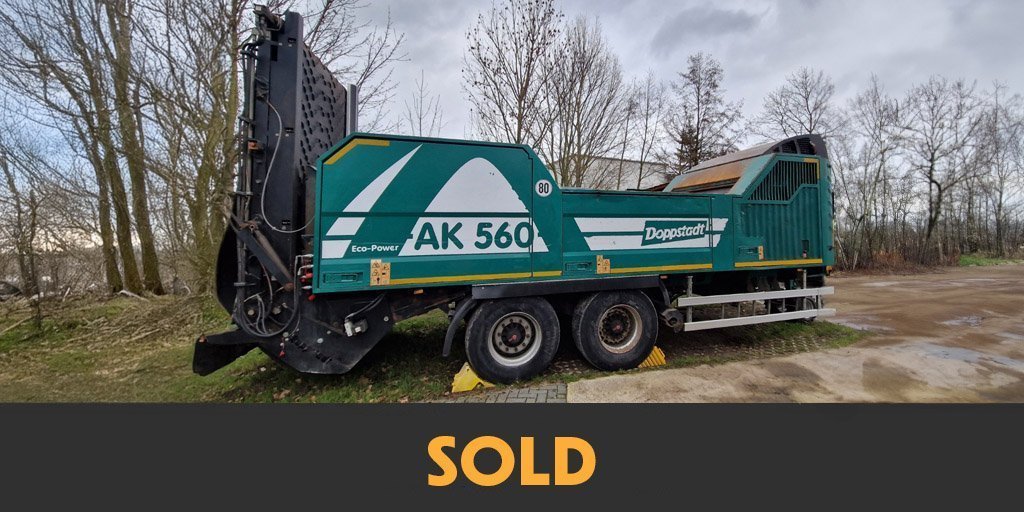 Doppstadt AK560 wast and wood shredder Sold by Findeq