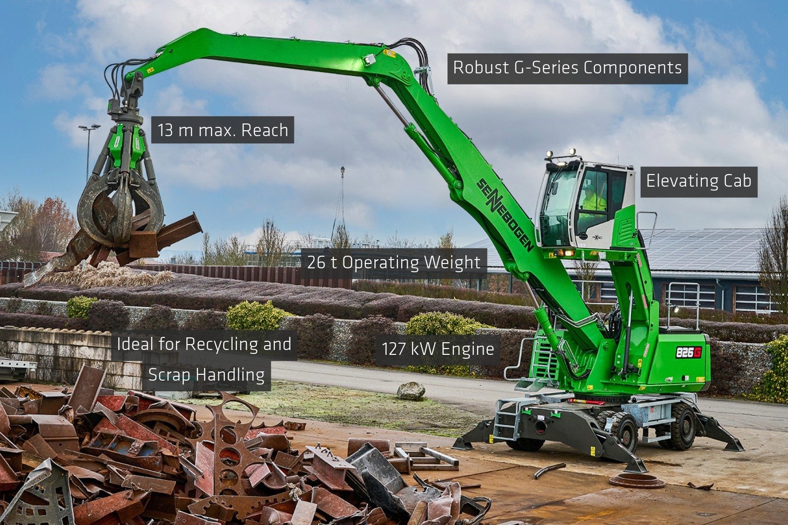 Sennebogen_826_G_26_T_Material_Handler Sennebogen 826G 26t materialhandler new from Sennebogen