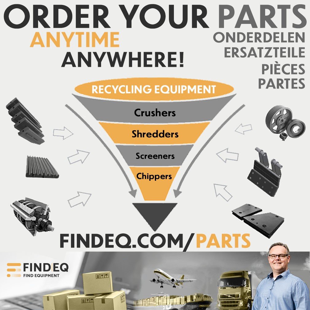 Original and non-original wear and spare parts for your recycling machines, crushers, screeners, shredders, grinders and chippers.
โป๏ธ Wear and spare parts for your recycling crusher, screener, shredder, grinder and chipper. Order through our website, by email or whatsapp. We hope to hear from you!
โป๏ธ Slijtage- en vervangingsonderdelen voor je recycling breker, zeefmachine, shredder en hout versnipperaar. Bestellen via onze website, per e-mail of whatsapp. We hopen van je te horen!
โป๏ธ Verschleiร- und Ersatzteile fรผr Ihren Recycling- Brechanlage, Ihre Siebmaschine, Ihren Shredder und Ihre Holz Hackmaschine รผber unsere Website. Bestellen Sie รผber unsere Website, per E-Mail oder Whatsapp. Wir hoffen, von Ihnen zu hรถren!
โป๏ธ Piรจces dโusure et de rechange pour vos concasseurs , cribleuse et broyeurs de recyclage Commandez par le biais de notre site web, par courriel ou par whatsapp. Nous espรฉrons avoir de vos nouvelles !
โป๏ธ Piezas de desgaste y recambio para su triturador, cribadora, triturador y astilladora de reciclaje Haga su pedido a travรฉs de nuestra pรกgina web, por correo electrรณnico o whatsapp. ยกEsperamos sus noticias!
โป๏ธ Partes de desgaste e peรงas de substituiรงรฃo para o seu britador, picadores de madeira, crivo, triturador e estilhaรงador Encomende atravรฉs do nosso sรญtio Web, por e-mail ou whatsapp. Esperamos o seu contacto!
โป๏ธ ฮฆฮฟฯฮญฯฯฮต ฮบฮฑฮน ฮฑฮฝฯฮฑฮปฮปฮฑฮบฯฮนฮบฮฌ ฮณฮนฮฑ ฯฮฟฮฝ ฮตฮพฮฟฯฮปฮนฯฮผฯ ฮฑฮฝฮฑฮบฯฮบฮปฯฯฮทฯ ฯฮฑฯ! ฮฯ
ฮธฮตฮฝฯฮนฮบฮฌ ฮบฮฑฮน ฮผฮท ฮฑฯ
ฮธฮตฮฝฯฮนฮบฮฌ ฯฮธฮฑฯฮผฮญฮฝฮฑ ฮบฮฑฮน ฮฑฮฝฯฮฑฮปฮปฮฑฮบฯฮนฮบฮฌ ฮณฮนฮฑ ฯฮนฯ ฮผฮทฯฮฑฮฝฮญฯ ฮฑฮฝฮฑฮบฯฮบฮปฯฯฮทฯ ฯฮฑฯ, ฮธฯฮฑฯ
ฯฯฮฎฯฮตฯ, ฮบฮฟฯฮบฮนฮฝฮนฯฯฮญฯ, ฯฮตฮผฮฑฯฮนฯฯฮญฯ, ฮผฯฮปฮฟฯ
ฯ ฮบฮฑฮน ฮธฯฯ
ฮผฮผฮฑฯฮนฯฯฮญฯ. ฮ ฮฑฯฮฑฮณฮณฮตฮฏฮปฮตฯฮต ฮผฮญฯฯ ฯฮทฯ ฮนฯฯฮฟฯฮตฮปฮฏฮดฮฑฯ ฮผฮฑฯ, ฮผฮญฯฯ email ฮฎ whatsapp. ฮฮปฯฮฏฮถฮฟฯ
ฮผฮต ฮฝฮฑ ฮฑฮบฮฟฯฯฮฟฯ
ฮผฮต ฮฝฮญฮฑ ฯฮฑฯ!
โป๏ธูุทุน ุบูุงุฑ ููุทุน ุงุณุชุจุฏุงู ูู
ุนุฏุงุช ุฅุนุงุฏุฉ ุงูุชุฏููุฑ ุงูุฎุงุตุฉ ุจู! ูุทุน ุบูุงุฑ ุฃุตููุฉ ูุบูุฑ ุฃุตููุฉ ูู
ุนุฏุงุช ุฅุนุงุฏุฉ ุงูุชุฏููุฑ ุงูุฎุงุตุฉ ุจูุ ุงููุณุงุฑุงุชุ ุงูู
ูุงุฎูุ ุงูู
ูุฑู
ุงุชุ ุงูู
ุทุงุญู ูุงูู
ูุฑู
ุงุช. ุงุทูุจ ู
ู ุฎูุงู ู
ููุนูุง ุงูุฅููุชุฑูููุ ุนุจุฑ ุงูุจุฑูุฏ ุงูุฅููุชุฑููู ุฃู ุงููุงุชุณุงุจ. ูุฃู
ู ุฃู ูุณู
ุน ู
ูู!
โป๏ธ ะะทะฝะพัะฒะฐัะธ ัะต ะธ ัะตะทะตัะฒะฝะธ ัะฐััะธ ะทะฐ ะฒะฐัะตัะพ ัะตัะธะบะปะธัะฐัะพ ะพะฑะพััะดะฒะฐะฝะต! ะัะธะณะธะฝะฐะปะฝะธ ะธ ะฝะตะพัะธะณะธะฝะฐะปะฝะธ ะธะทะฝะพัะฒะฐัะธ ัะต ะธ ัะตะทะตัะฒะฝะธ ัะฐััะธ ะทะฐ ะฒะฐัะธัะต ัะตัะธะบะปะธัะฐัะธ ะผะฐัะธะฝะธ, ััะพัะฐัะบะธ, ัะธัะฐ, ััะตะดะตัะธ, ะผะตะปะฝะธัะธ ะธ ะดัะพะฑะธะปะบะธ. ะะพัััะฐะนัะต ััะตะท ะฝะฐัะธั ัะตะฑัะฐะนั, ะฟะพ ะธะผะตะนะป ะธะปะธ whatsapp. ะะฐะดัะฒะฐะผะต ัะต ะดะฐ ััะตะผ ะพั ะฒะฐั!
โป๏ธ Dijelovi za habanje i zamjenski dijelovi za vaลกu opremu za reciklaลพu! Originalni i neoriginalni dijelovi za habanje i zamjenski dijelovi za vaลกe strojeve za reciklaลพu, drobilice, sita, drobilice, mlinove i sjeckalice. Naruฤite putem naลกe web stranice, putem e-poลกte ili whatsapp. Nadamo se da ฤemo ฤuti od vas!
โป๏ธ Piese de uzurฤ ศi piese de schimb pentru echipamentele dvs. de reciclare! Piese de uzurฤ ศi piese de schimb originale ศi neoriginale pentru maศinile dvs. de reciclare, concasoare, site, tocฤtoare, mori ศi tocฤtoare. Comandaศi prin intermediul site-ului nostru, prin e-mail sau whatsapp. Sperฤm sฤ auzim de la dvs.!
โป๏ธ Czฤลci zuลผywajฤ
ce siฤ i zamienne do twojego sprzฤtu do recyklingu! Oryginalne i nieoryginalne czฤลci zuลผywajฤ
ce siฤ i zamienne do twoich maszyn do recyklingu, kruszarek, przesiewaczy, rozdrabniaczy, mลynรณw i rozdrabniaczy. Zamรณw przez naszฤ
stronฤ internetowฤ
, e-mailem lub whatsapp. Mamy nadziejฤ, ลผe siฤ odezwiesz!
โป๏ธ Slitedeler og reservedeler til ditt resirkuleringsutstyr! Originale og ikke-originale slitedeler og reservedeler til dine resirkuleringsmaskiner, knusere, sikter, makuleringsmaskiner, kverner og flishuggere. Bestill gjennom vรฅr nettside, via e-post eller whatsapp. Vi hรฅper รฅ hรธre fra deg!
โป๏ธ Slitdelar och reservdelar fรถr din รฅtervinningsutrustning! Original- och icke-original slitdelar och reservdelar fรถr dina รฅtervinningsmaskiner, krossar, siktar, makuleringsmaskiner, kvarnar och flishuggare. Bestรคll via vรฅr webbplats, via e-post eller whatsapp. Vi hoppas att hรถra frรฅn dig!
โป๏ธ Sliddele og reservedele til dit genbrugsudstyr! Originale og ikke-originale sliddele og reservedele til dine genbrugsmaskiner, knusere, sigter, makuleringsmaskiner, kvรฆrne og flishuggere. Bestil gennem vores hjemmeside, via e-mail eller whatsapp. Vi hรฅber at hรธre fra dig!
โป๏ธ Piezas de desgaste y repuestos para su equipo de reciclaje! Piezas de desgaste y repuestos originales y no originales para sus mรกquinas de reciclaje, trituradoras, cribadoras, trituradoras, molinos y astilladoras. Haga su pedido a travรฉs de nuestro sitio web, por correo electrรณnico o whatsapp. ยกEsperamos tener noticias suyas!
โป๏ธ Vipande vya kuvaa na vipuri kwa vifaa vyako vya kuchakata! Vipande vya kuvaa na vipuri vya asili na visivyo vya asili kwa mashine zako za kuchakata, viharibu, vichungi, viharibu, vinu na viharibu. Agiza kupitia tovuti yetu, kwa barua pepe au whatsapp. Tunatarajia kusikia kutoka kwako!
โป๏ธ ะะทะฝะพัะฝัะต ะธ ะทะฐะฟะฐัะฝัะต ัะฐััะธ ะดะปั ะฒะฐัะตะณะพ ะพะฑะพััะดะพะฒะฐะฝะธั ะดะปั ะฟะตัะตัะฐะฑะพัะบะธ! ะัะธะณะธะฝะฐะปัะฝัะต ะธ ะฝะตะพัะธะณะธะฝะฐะปัะฝัะต ะธะทะฝะพัะฝัะต ะธ ะทะฐะฟะฐัะฝัะต ัะฐััะธ ะดะปั ะฒะฐัะธั
ะผะฐัะธะฝ ะดะปั ะฟะตัะตัะฐะฑะพัะบะธ, ะดัะพะฑะธะปะพะบ, ะณัะพั
ะพัะพะฒ, ะธะทะผะตะปััะธัะตะปะตะน, ะผะตะปัะฝะธั ะธ ะธะทะผะตะปััะธัะตะปะตะน. ะะฐะบะฐะทัะฒะฐะนัะต ัะตัะตะท ะฝะฐั ะฒะตะฑ-ัะฐะนั, ะฟะพ ัะปะตะบััะพะฝะฝะพะน ะฟะพััะต ะธะปะธ whatsapp. ะะฐะดะตะตะผัั ััะปััะฐัั ะพั ะฒะฐั!
โป๏ธ Piezas de desgaste y repuestos para su equipo de reciclaje! Piezas de desgaste y repuestos originales y no originales para sus mรกquinas de reciclaje, trituradoras, cribadoras, trituradoras, molinos y astilladoras. Haga su pedido a travรฉs de nuestro sitio web, por correo electrรณnico o whatsapp. ยกEsperamos tener noticias suyas!
โป๏ธ Piezas de desgaste y repuestos para su equipo de reciclaje! Piezas de desgaste y repuestos originales y no originales para sus mรกquinas de reciclaje, trituradoras, cribadoras, trituradoras, molinos y astilladoras. Haga su pedido a travรฉs de nuestro sitio web, por correo electrรณnico o whatsapp. ยกEsperamos tener noticias suyas!
โป๏ธ Peรงas de desgaste e peรงas de reposiรงรฃo para o seu equipamento de reciclagem! Peรงas de desgaste e peรงas de reposiรงรฃo originais e nรฃo originais para suas mรกquinas de reciclagem, trituradores, peneiras, trituradores, moinhos e picadores. Faรงa seu pedido atravรฉs do nosso site, por e-mail ou whatsapp. Esperamos ouvir de vocรช!
โป๏ธ Piezas de desgaste y repuestos para su equipo de reciclaje! Piezas de desgaste y repuestos originales y no originales para sus mรกquinas de reciclaje, trituradoras, cribadoras, trituradoras, molinos y astilladoras. Haga su pedido a travรฉs de nuestro sitio web, por correo electrรณnico o whatsapp. ยกEsperamos tener noticias suyas!
