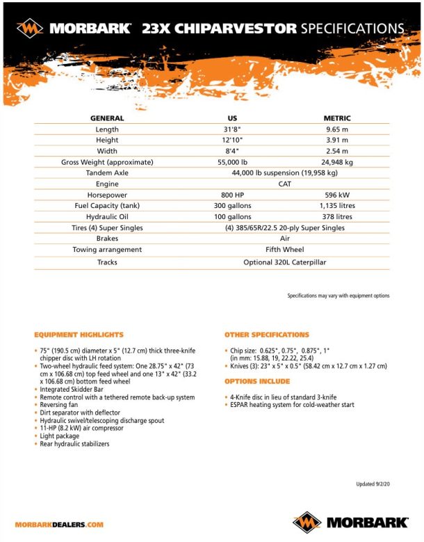 Morbark 23X