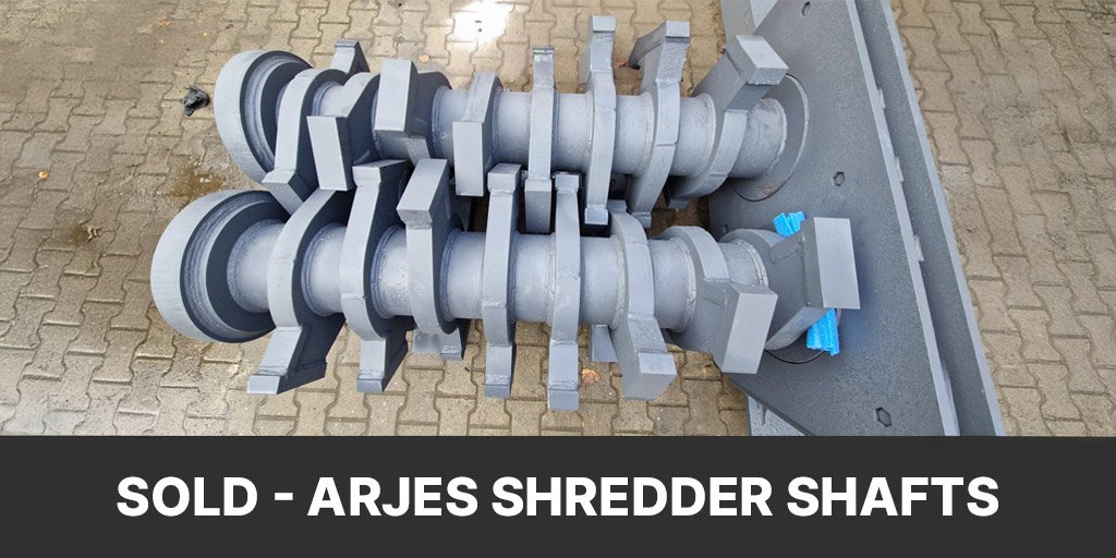 Arjes Shredder Shafts Sold to Southern Europe